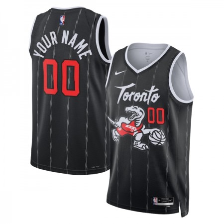 Dres Toronto Raptors Prilagođeni Nike 2025-26 City Edition Crno Swingman